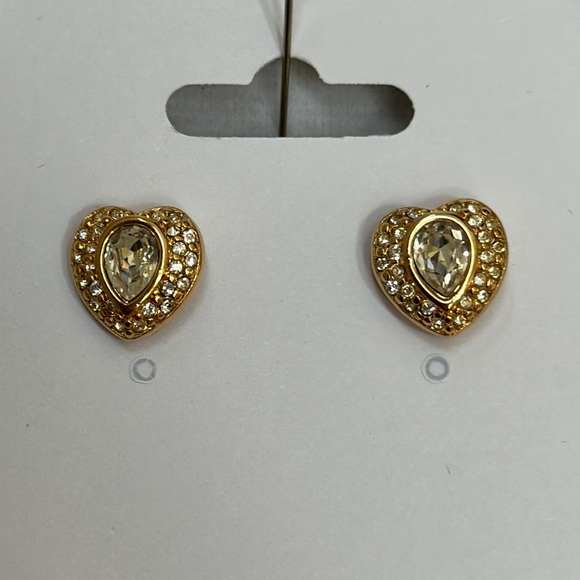 Vintage Swarovski (S.A.L.) Heart Necklace & Earrings - Picture 4 of 15